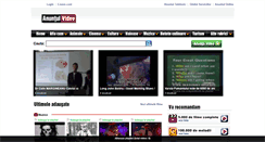 Desktop Screenshot of anuntulvideo.ro