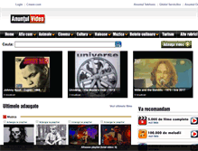 Tablet Screenshot of anuntulvideo.ro